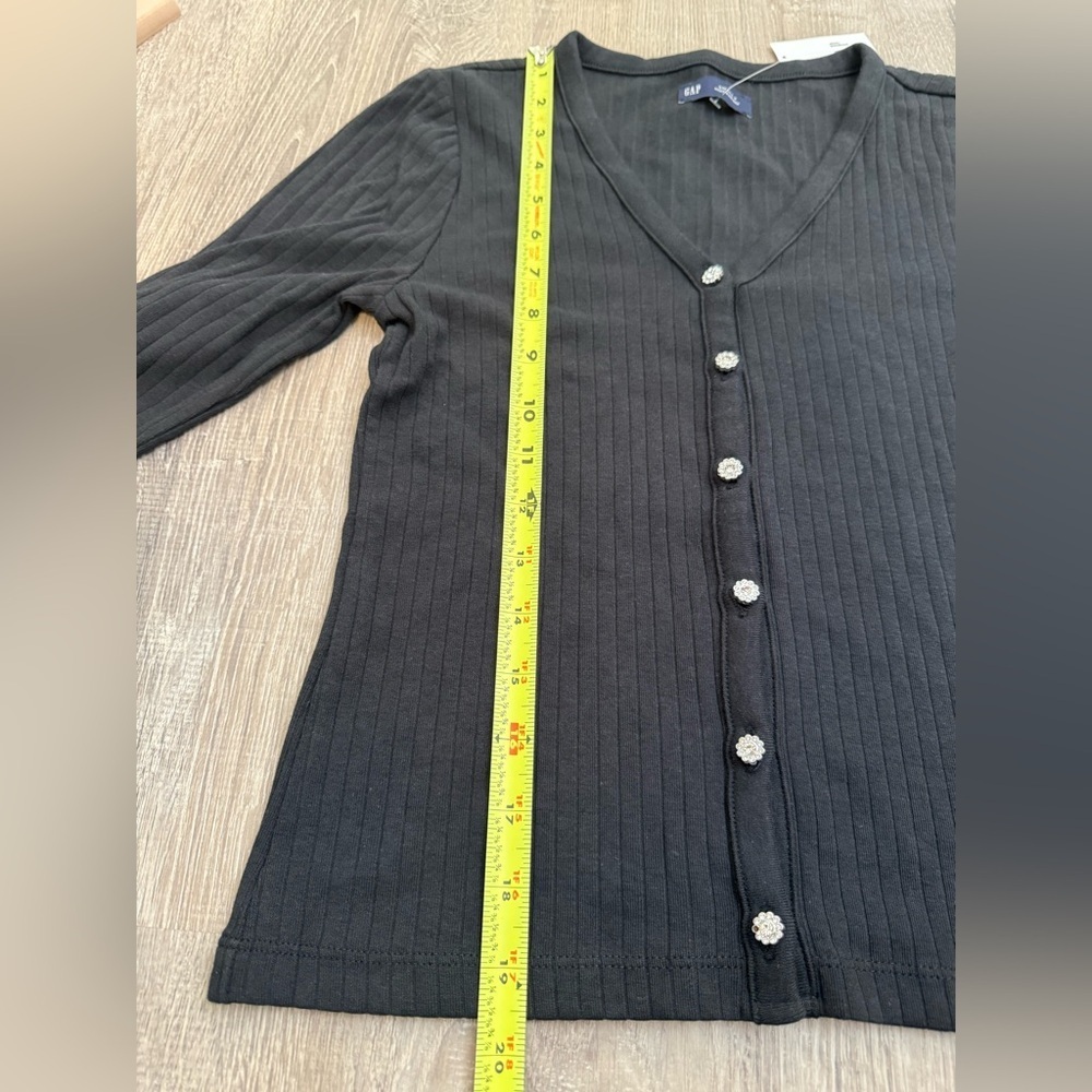 NEW Gap Ribbed Cardigan Small Petite *flaw - Picture 6 of 8